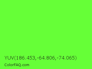 YUV 186.453,-64.806,-74.065 Color Image