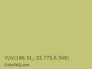 YUV 186.51,-33.775,6.569 Color Image