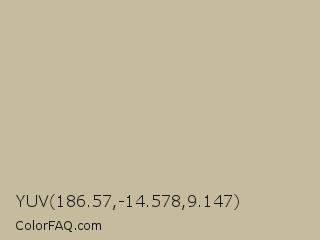 YUV 186.57,-14.578,9.147 Color Image