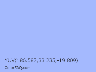YUV 186.587,33.235,-19.809 Color Image
