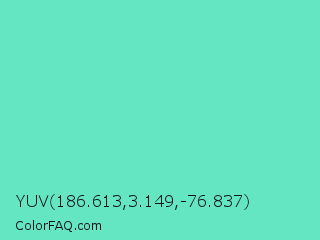 YUV 186.613,3.149,-76.837 Color Image