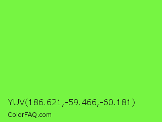 YUV 186.621,-59.466,-60.181 Color Image