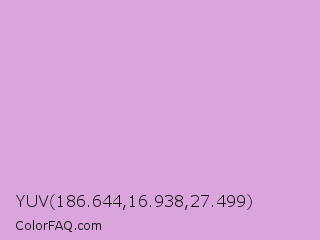 YUV 186.644,16.938,27.499 Color Image