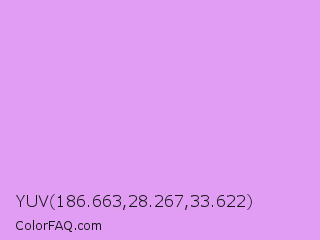 YUV 186.663,28.267,33.622 Color Image