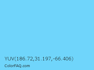 YUV 186.72,31.197,-66.406 Color Image