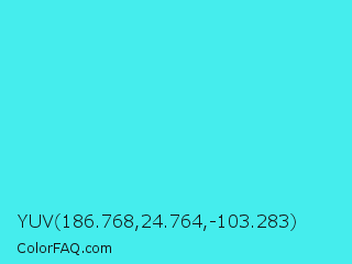 YUV 186.768,24.764,-103.283 Color Image
