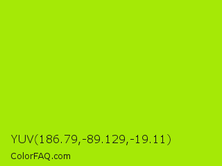 YUV 186.79,-89.129,-19.11 Color Image