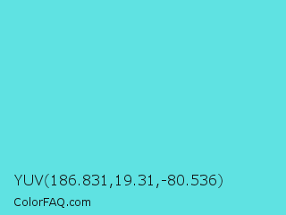 YUV 186.831,19.31,-80.536 Color Image