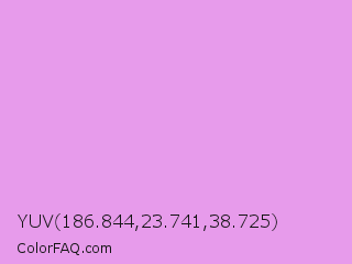 YUV 186.844,23.741,38.725 Color Image