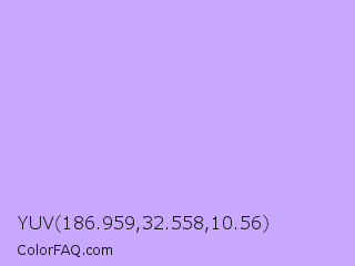 YUV 186.959,32.558,10.56 Color Image