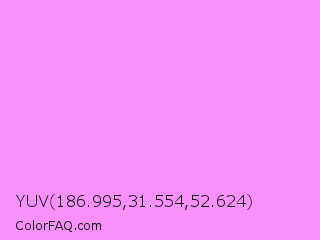 YUV 186.995,31.554,52.624 Color Image