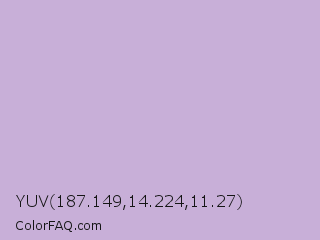 YUV 187.149,14.224,11.27 Color Image