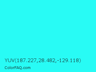 YUV 187.227,28.482,-129.118 Color Image
