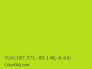 YUV 187.571,-80.148,-6.64 Color Image