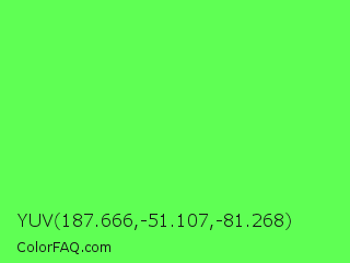YUV 187.666,-51.107,-81.268 Color Image