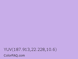 YUV 187.913,22.228,10.6 Color Image