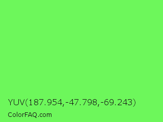 YUV 187.954,-47.798,-69.243 Color Image