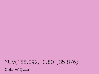 YUV 188.092,10.801,35.876 Color Image