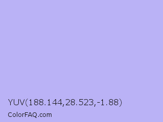 YUV 188.144,28.523,-1.88 Color Image