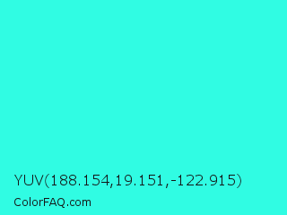 YUV 188.154,19.151,-122.915 Color Image
