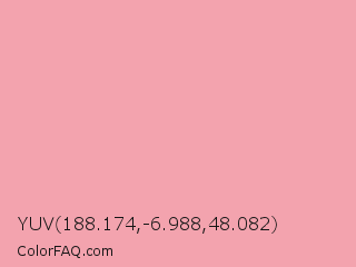 YUV 188.174,-6.988,48.082 Color Image