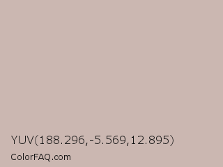 YUV 188.296,-5.569,12.895 Color Image