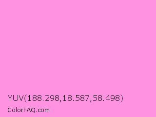 YUV 188.298,18.587,58.498 Color Image