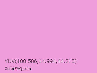 YUV 188.586,14.994,44.213 Color Image