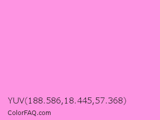 YUV 188.586,18.445,57.368 Color Image