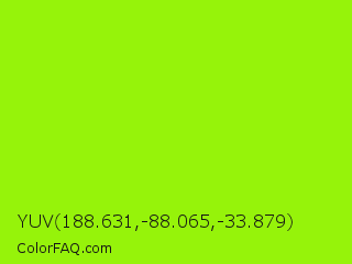 YUV 188.631,-88.065,-33.879 Color Image