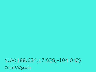 YUV 188.634,17.928,-104.042 Color Image