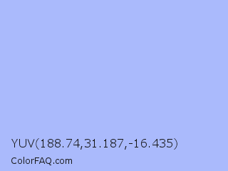 YUV 188.74,31.187,-16.435 Color Image