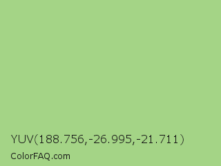 YUV 188.756,-26.995,-21.711 Color Image