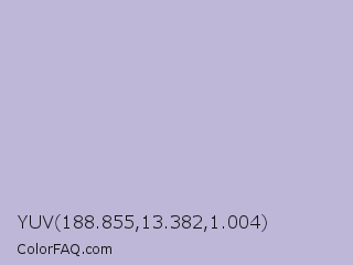 YUV 188.855,13.382,1.004 Color Image