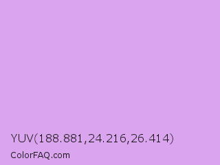 YUV 188.881,24.216,26.414 Color Image