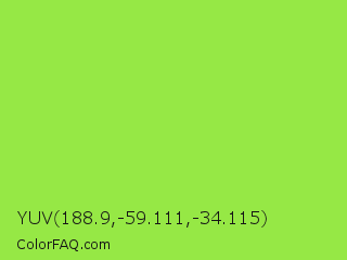 YUV 188.9,-59.111,-34.115 Color Image