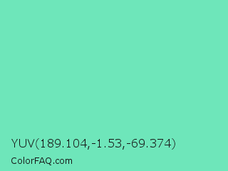 YUV 189.104,-1.53,-69.374 Color Image