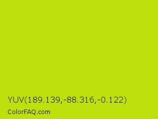 YUV 189.139,-88.316,-0.122 Color Image