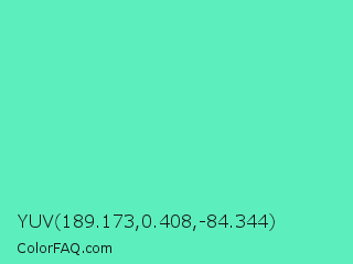 YUV 189.173,0.408,-84.344 Color Image