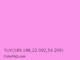 YUV 189.188,22.092,54.209 Color Image