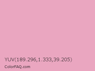 YUV 189.296,1.333,39.205 Color Image