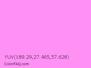 YUV 189.29,27.465,57.628 Color Image