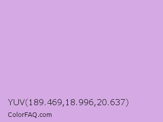 YUV 189.469,18.996,20.637 Color Image