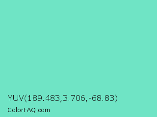 YUV 189.483,3.706,-68.83 Color Image