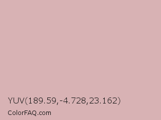 YUV 189.59,-4.728,23.162 Color Image