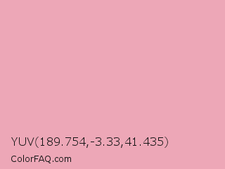 YUV 189.754,-3.33,41.435 Color Image