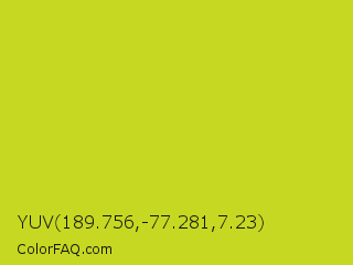 YUV 189.756,-77.281,7.23 Color Image