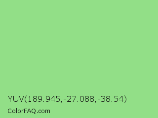 YUV 189.945,-27.088,-38.54 Color Image