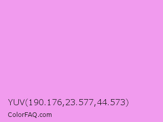 YUV 190.176,23.577,44.573 Color Image