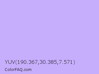 YUV 190.367,30.385,7.571 Color Image